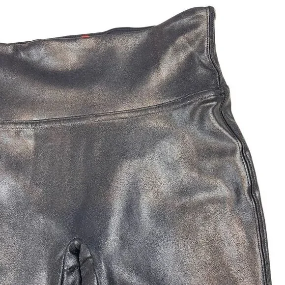 Spanx Leggings Faux Leather Coated XS Pants - Picture 5 of 8
